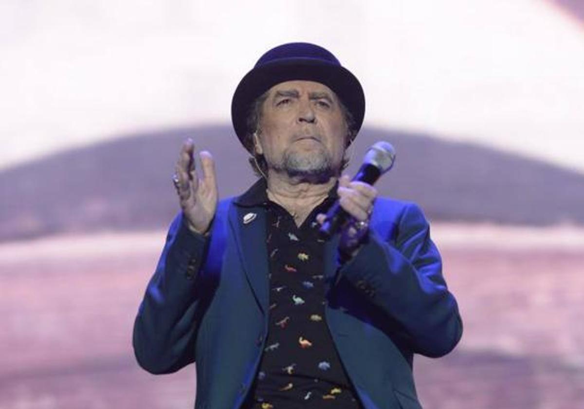 Imagen de archivo de Joaquín Sabina, en concierto.