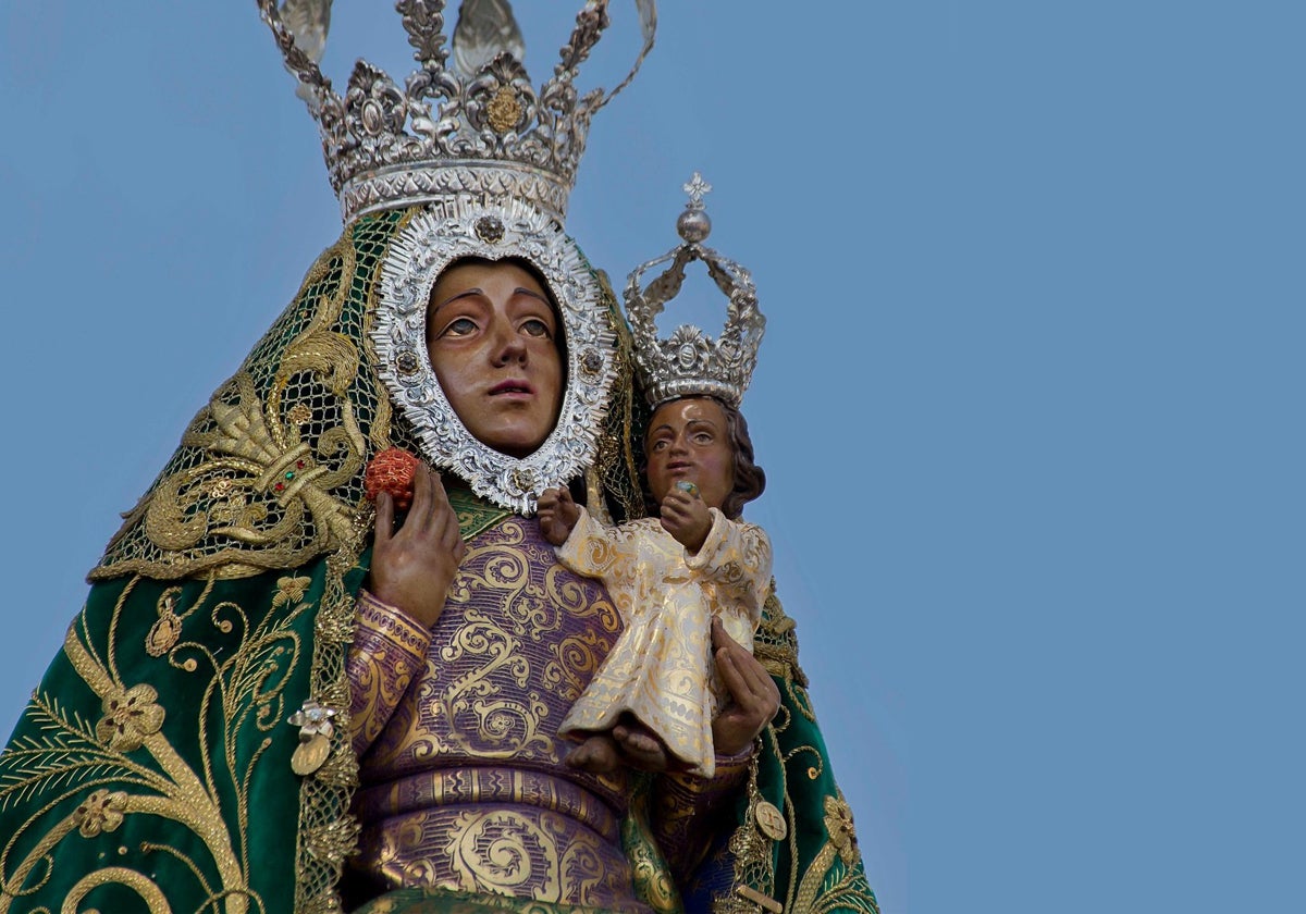 Imagen de la Virgen de la Cabeza.