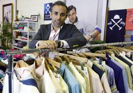 Nabil Salah, en la tienda piloto de Harper&Neyer en su sede de la capital malagueña.