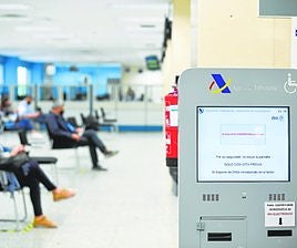 Imagen de una oficina de la Agencia Tributaria.