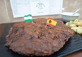 El cachopo de carne del bar Pileta