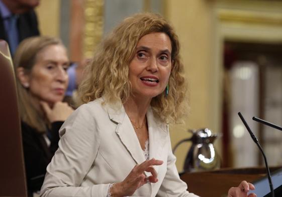 La presidenta del Congreso de los Diputados, Meritxell Batet.