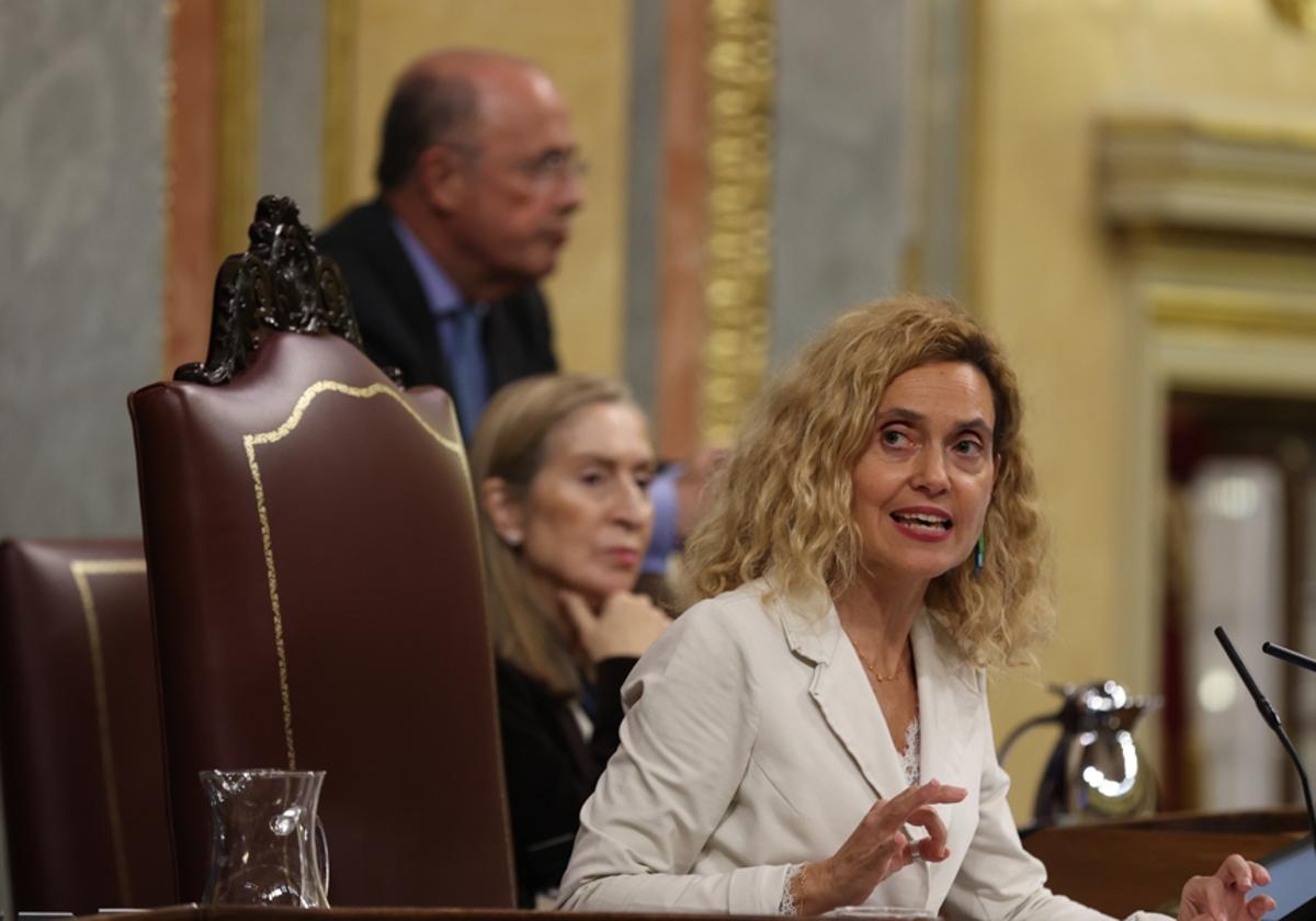 La presidenta del Congreso de los Diputados, Meritxell Batet.