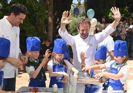 Unos 150 niños han participado en los talleres de cocina con chefs con estrella Michelin de todo el país.