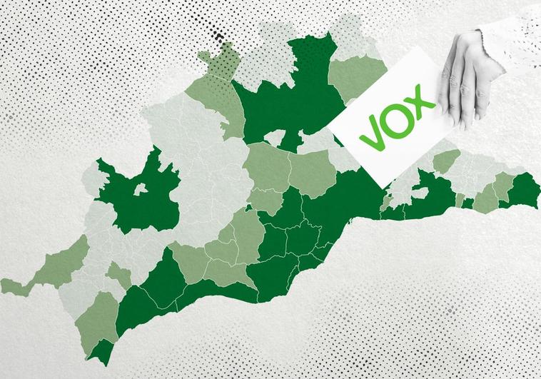 Vox duplica el número de localidades de Málaga donde presenta candidato a la Alcaldía