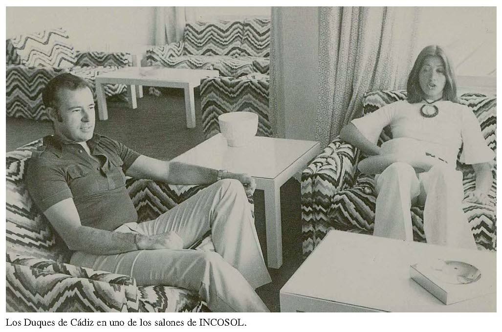 El malogrado duque de Cádiz. El matrimonio Alfonso de Borbón y Dampierre y Carmen Martínez-Bordiu, en una estancia del hotel que promovió el marqués de Villaverde, padre de Carmen, clienta asidua de Incosol
