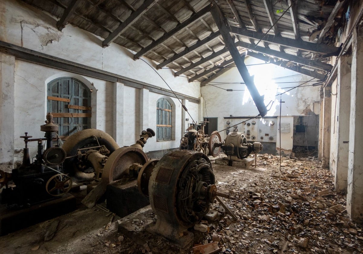 Imagen del estado actual de las instalaciones de la antigua central hidroeléctrica de San Modesto.