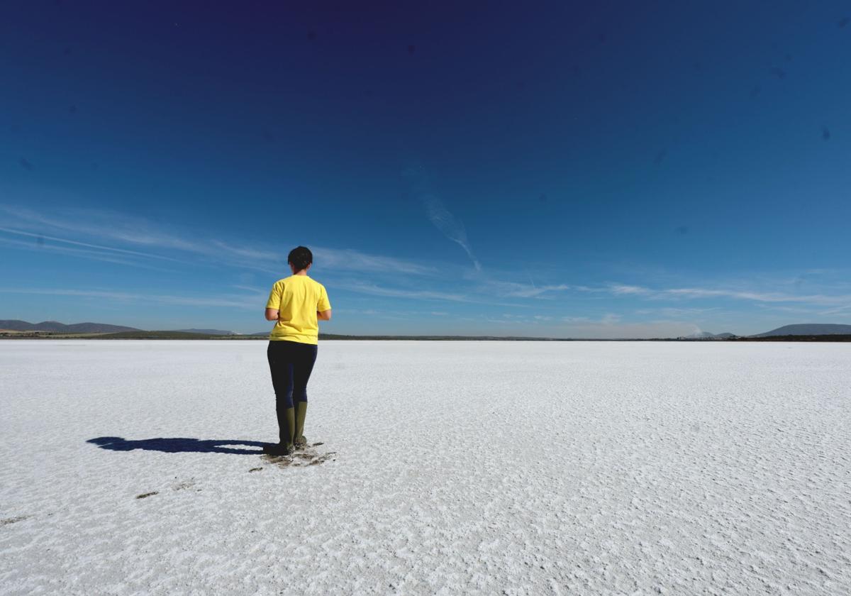 La laguna de Fuente de Piedra está seca: un desierto de sal sin flamencos