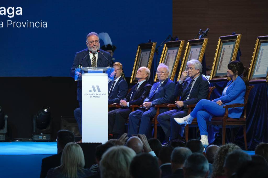 La entrega de las Medallas de Oro de la Provincia de Málaga, en imágenes