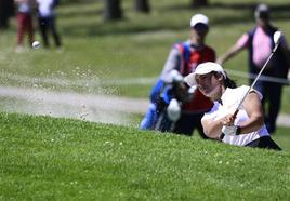 Ana Peláez, en el Comunidad de Madrid Ladies Open, en el Club de Golf Jarama-RACE.