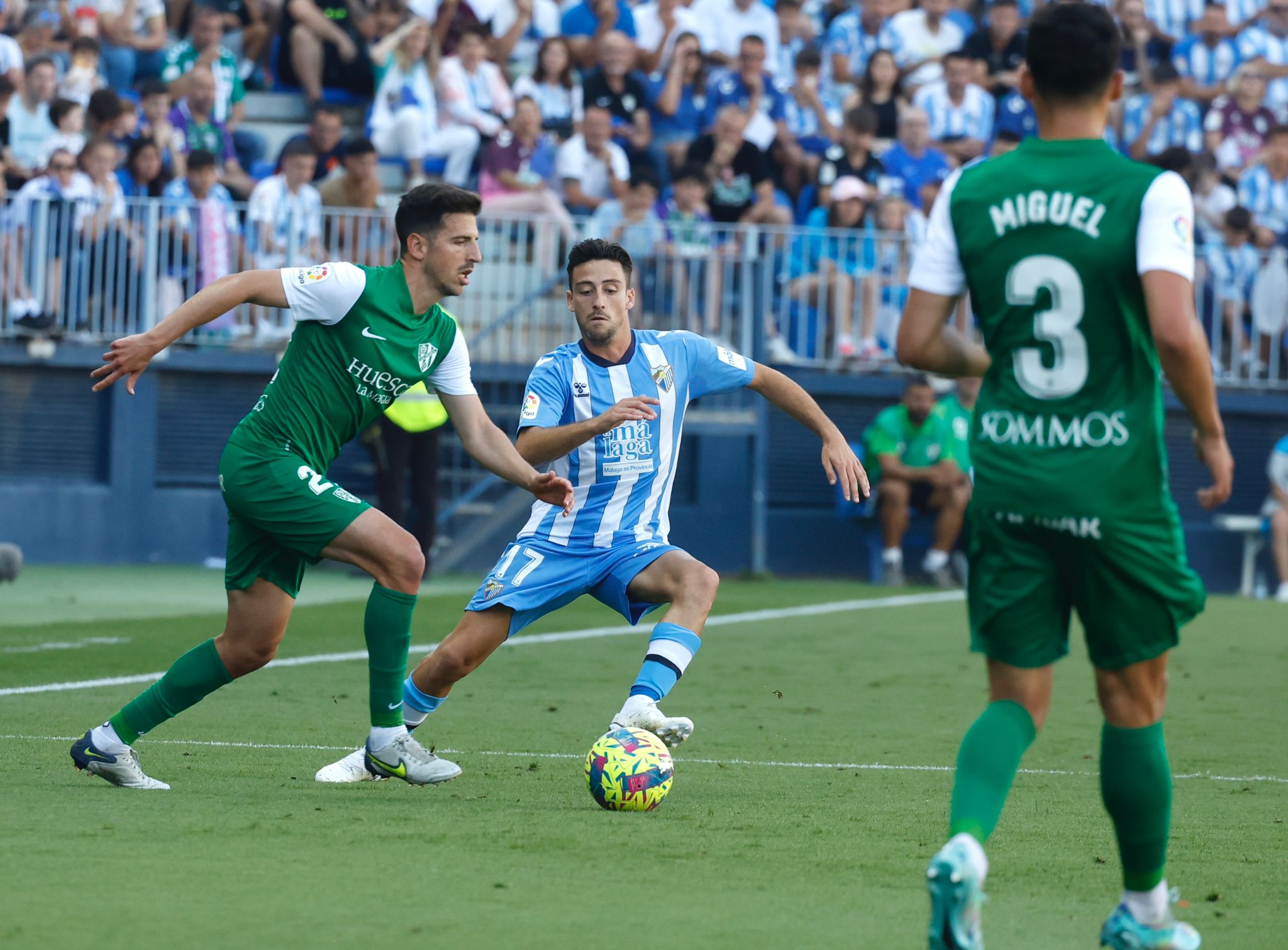 Las mejores imágenes del Málaga-Huesca