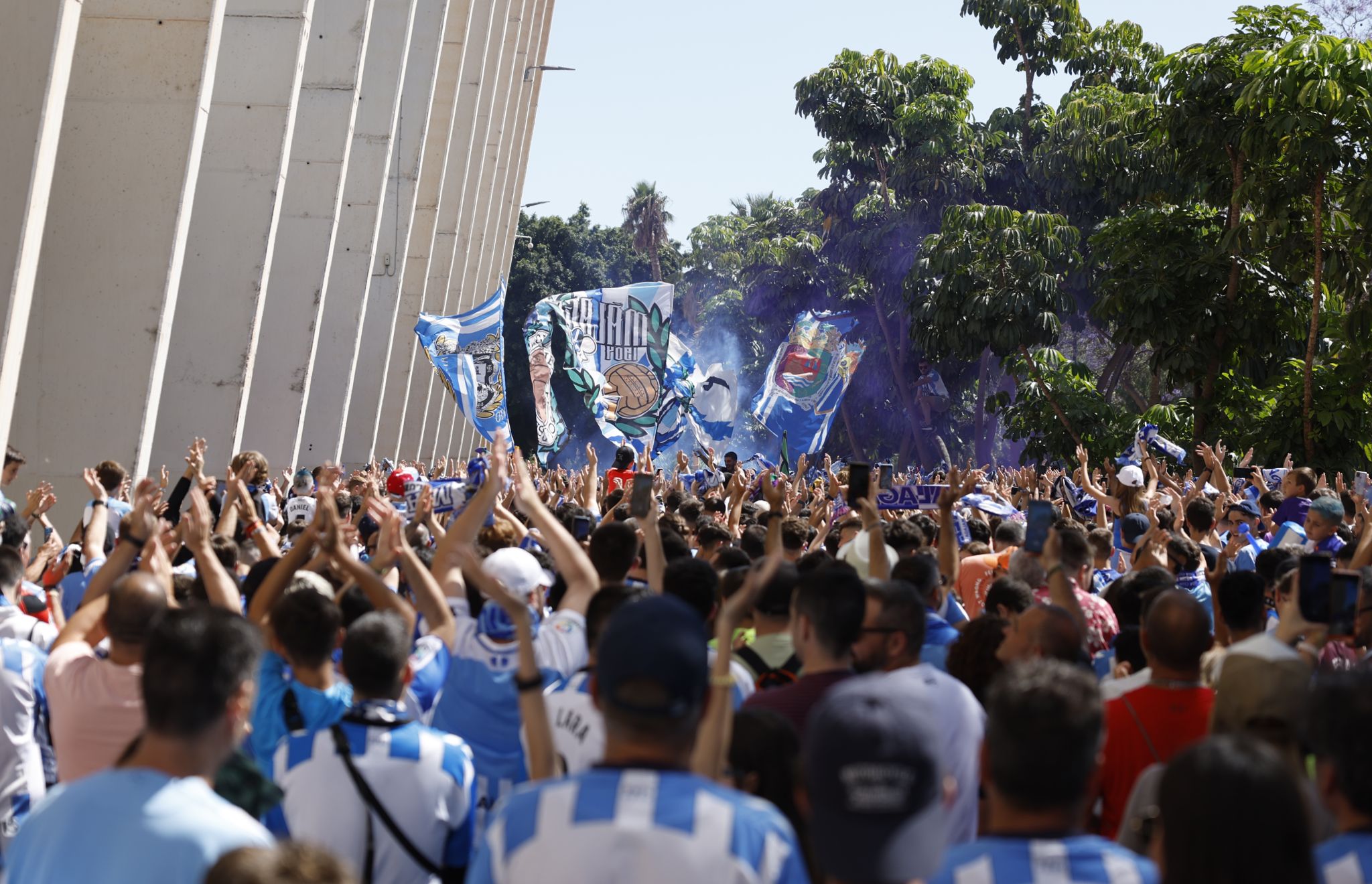 Las mejores imágenes del Málaga-Huesca