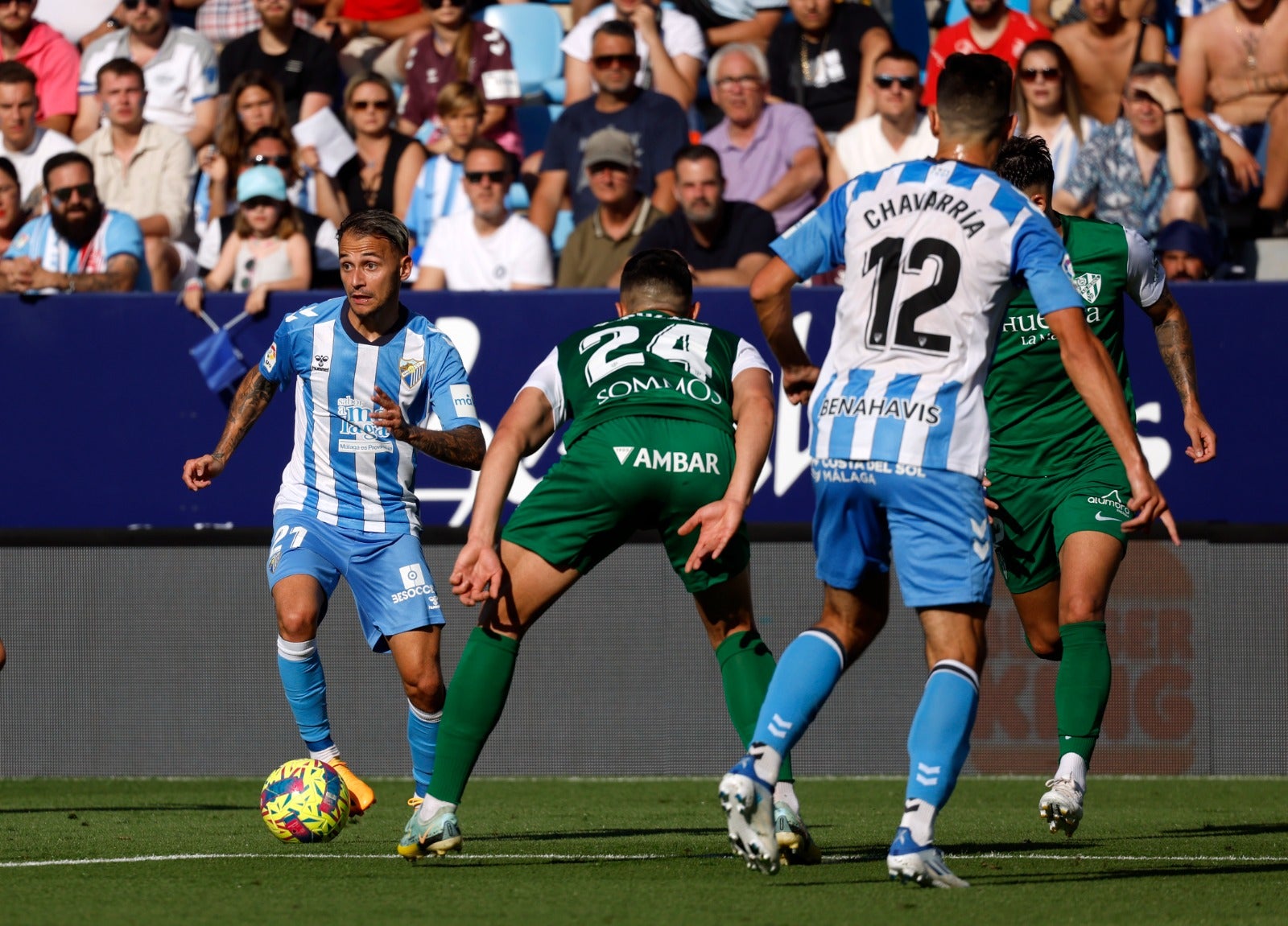 Las mejores imágenes del Málaga-Huesca