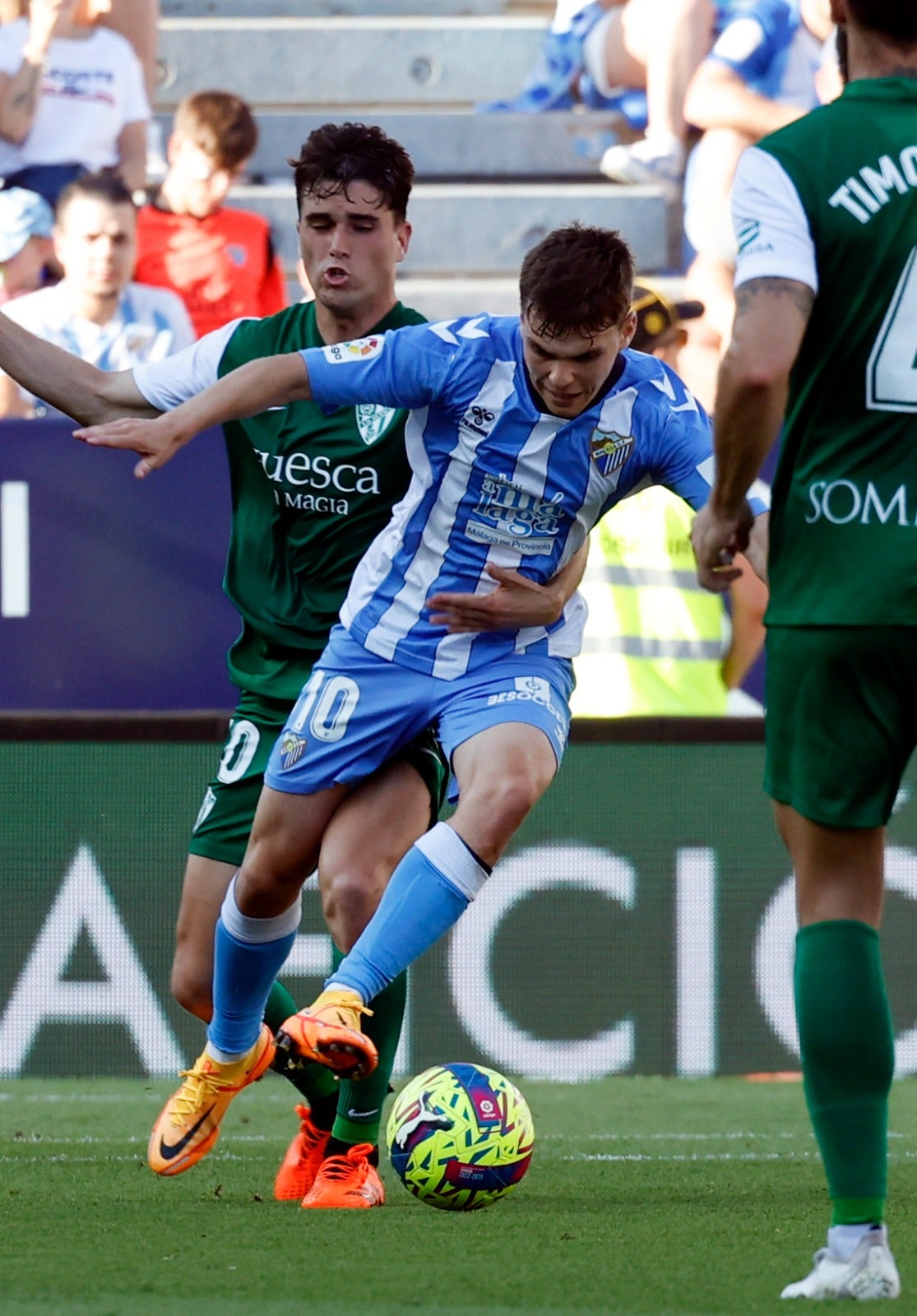 Las mejores imágenes del Málaga-Huesca