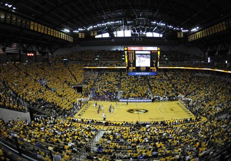 El Mizzou Arena donde jugará a partir de ahora Carralero.