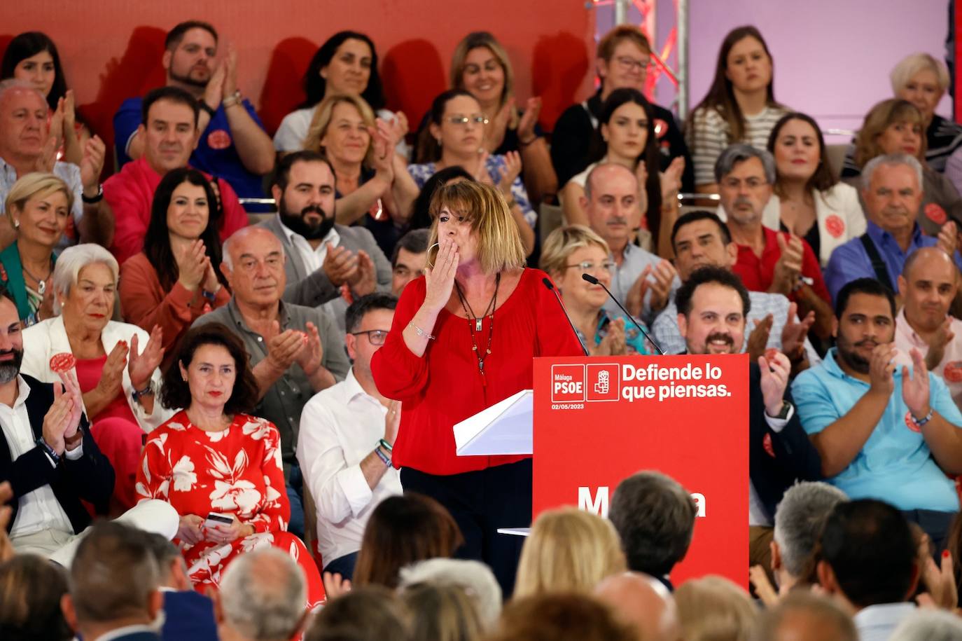 Pedro Sánchez arropa a Dani Pérez en Málaga