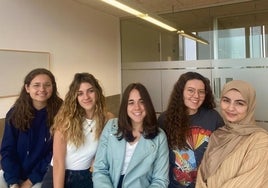 Las chicas que conforman equipo de 'TactiFive'.