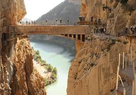 El Caminito del Rey pone este viernes las entradas a la venta del 26 de junio al 5 de noviembre de 2023