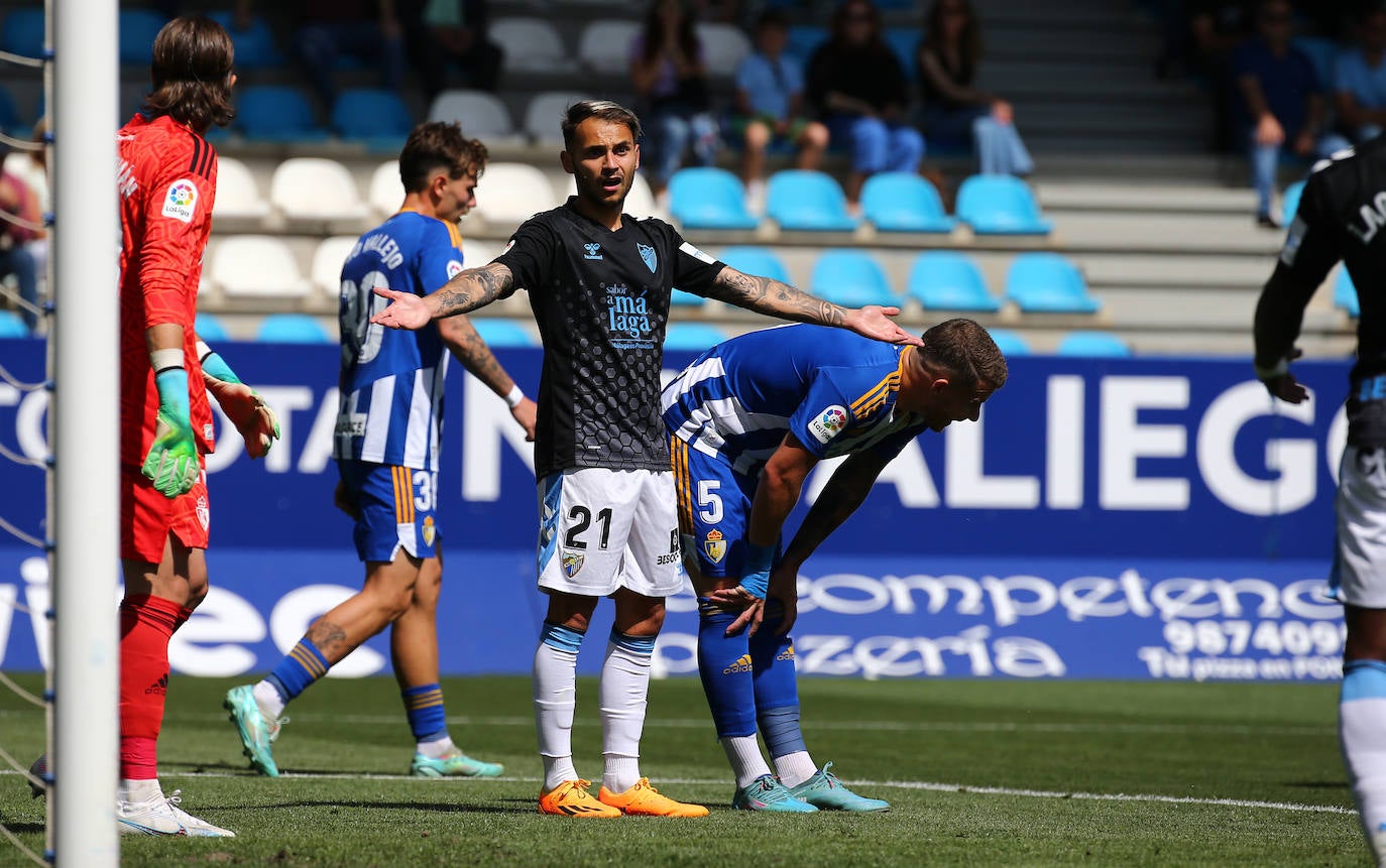 El Málaga pierde con la Ponferradina (2-0)