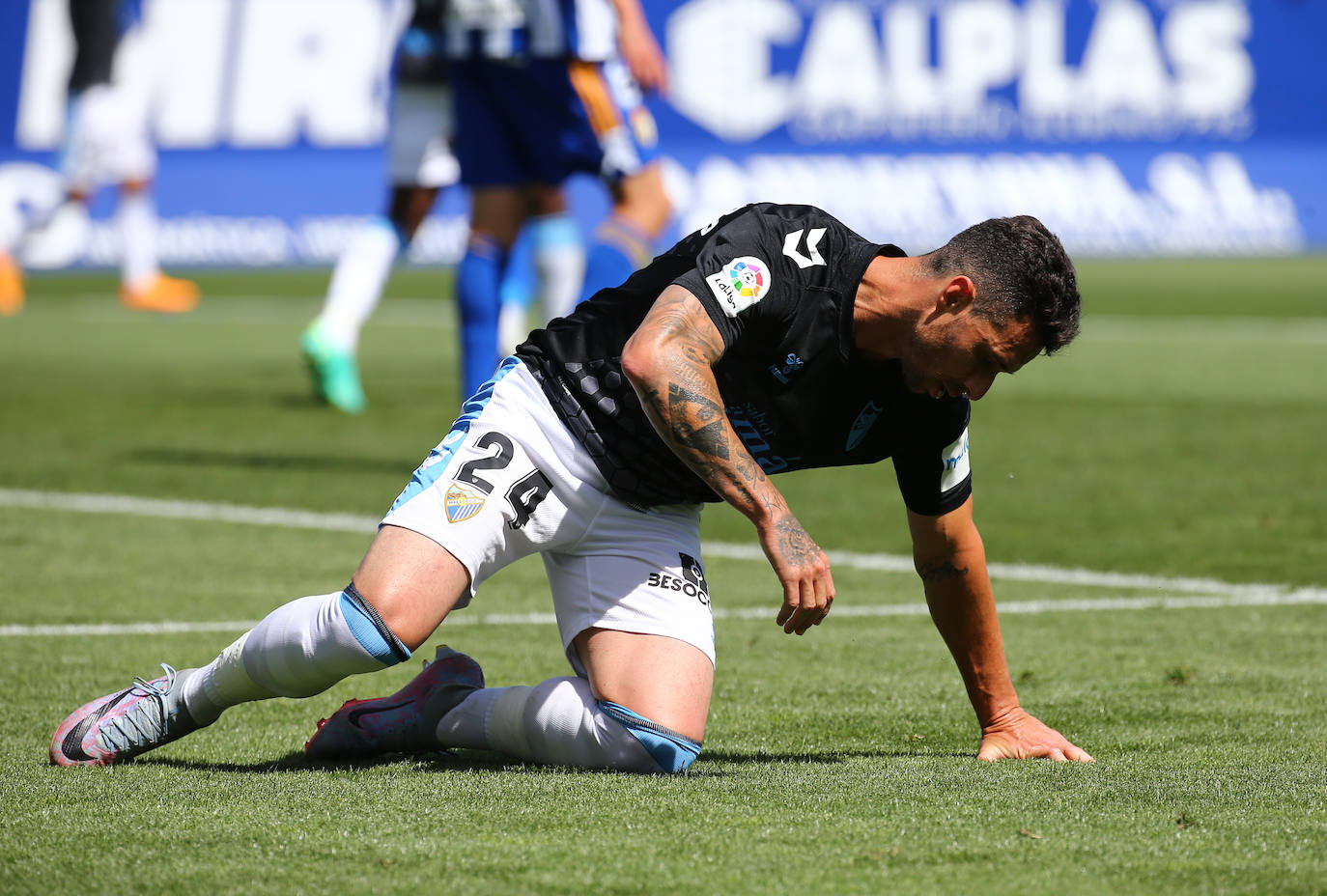 El Málaga pierde con la Ponferradina (2-0)