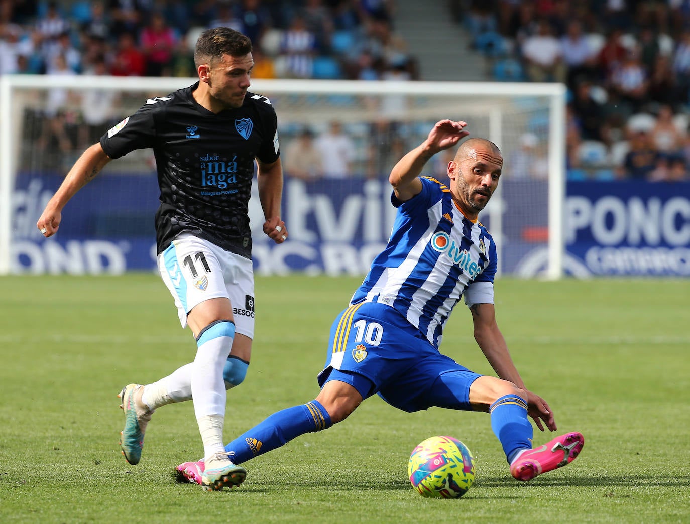 El Málaga pierde con la Ponferradina (2-0)