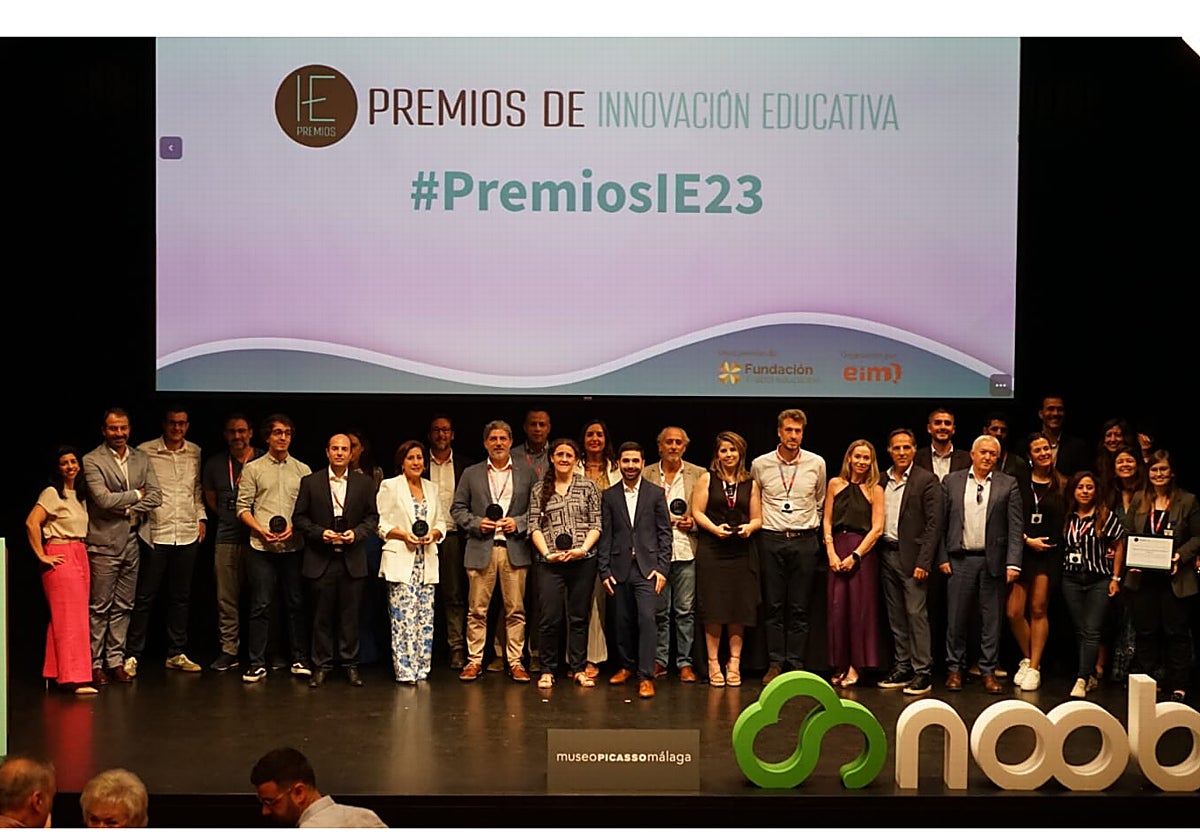 Ceremonia de entrega de los premios, en el auditorio del Museo Picasso.