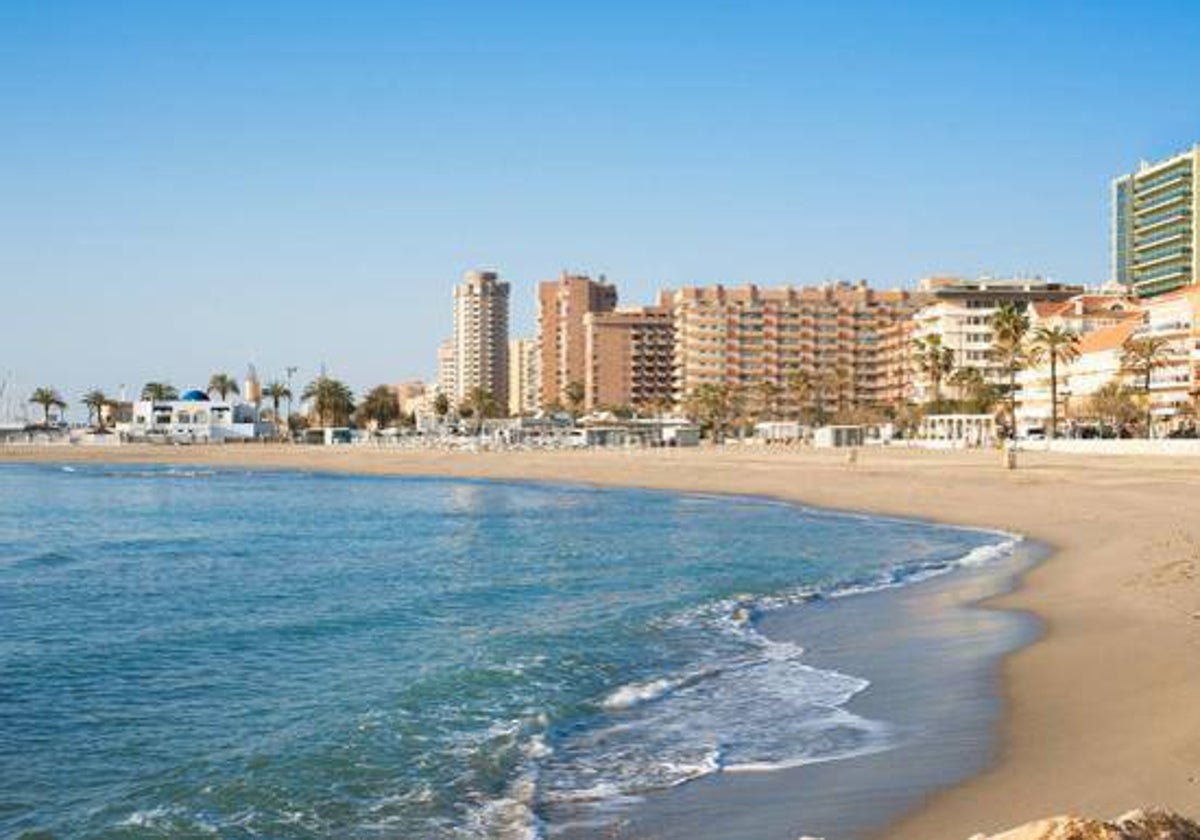 Vista del litoral de Fuengirola.