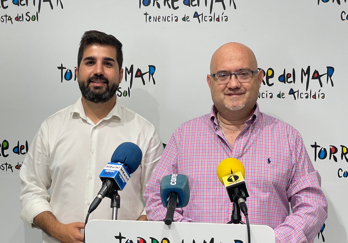 David Segura y Jesús Carlos Pérez Atencia, en rueda de prensa este martes.