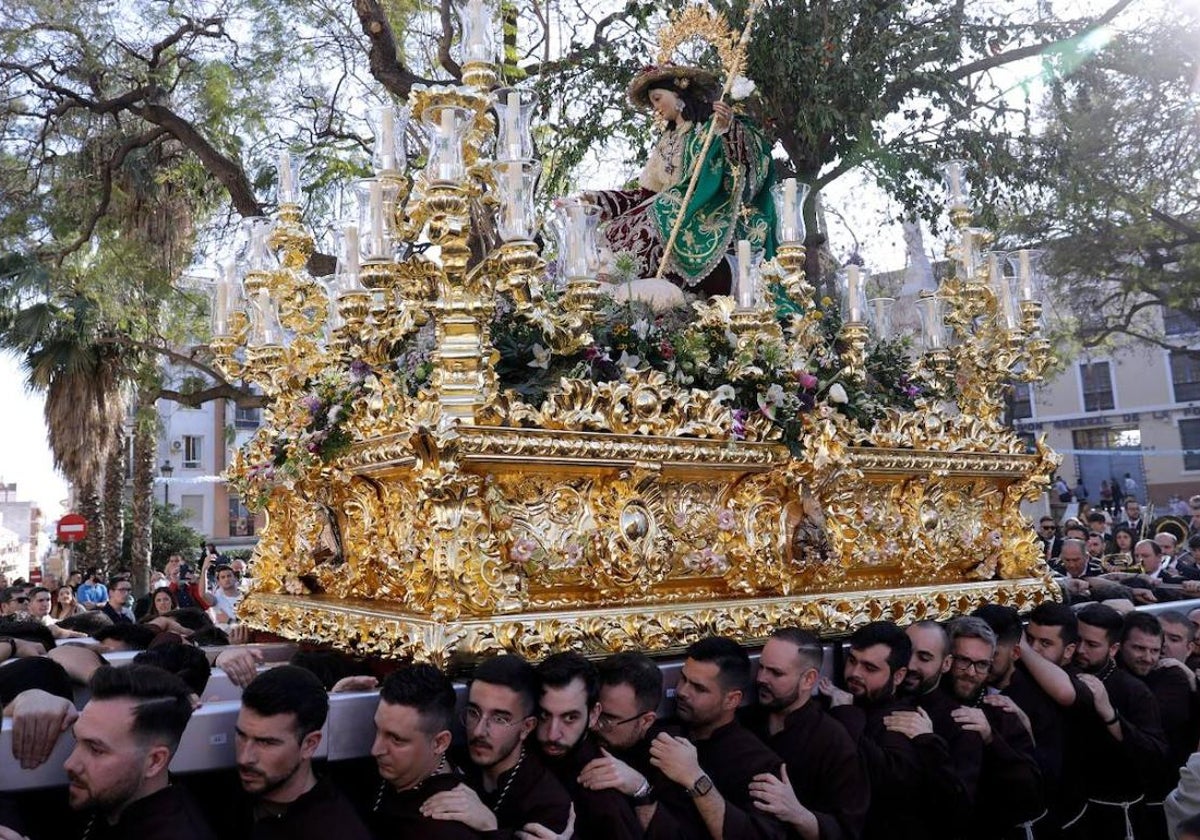 Procesión de la Divina Pastora del año pasado.