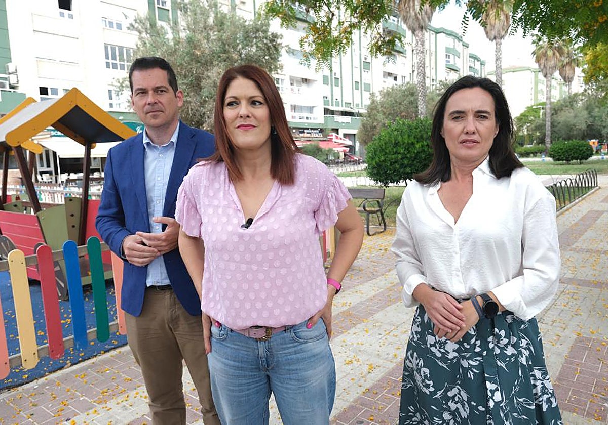 Noelia Losada, Alejandro Carballo y María Jesús Palacios.