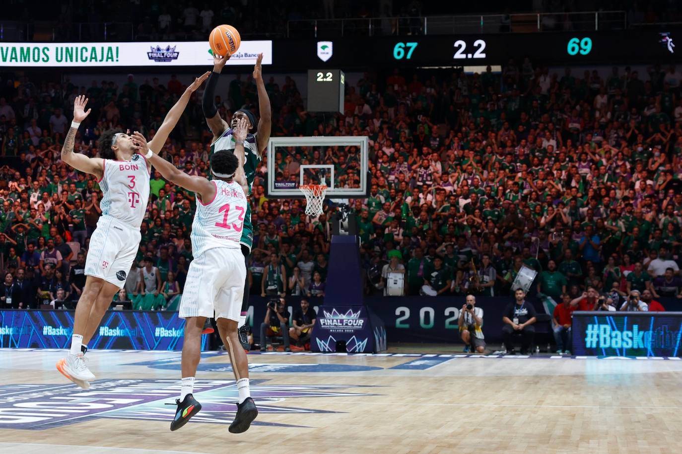 Las mejores imágenes del Unicaja-Telekom Bonn en la Final Four 2023