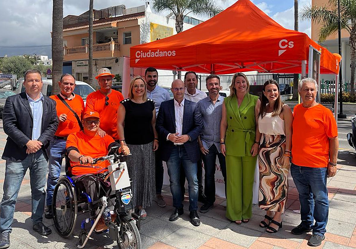 Inicio de campaña de Ciudadanos Mijas.