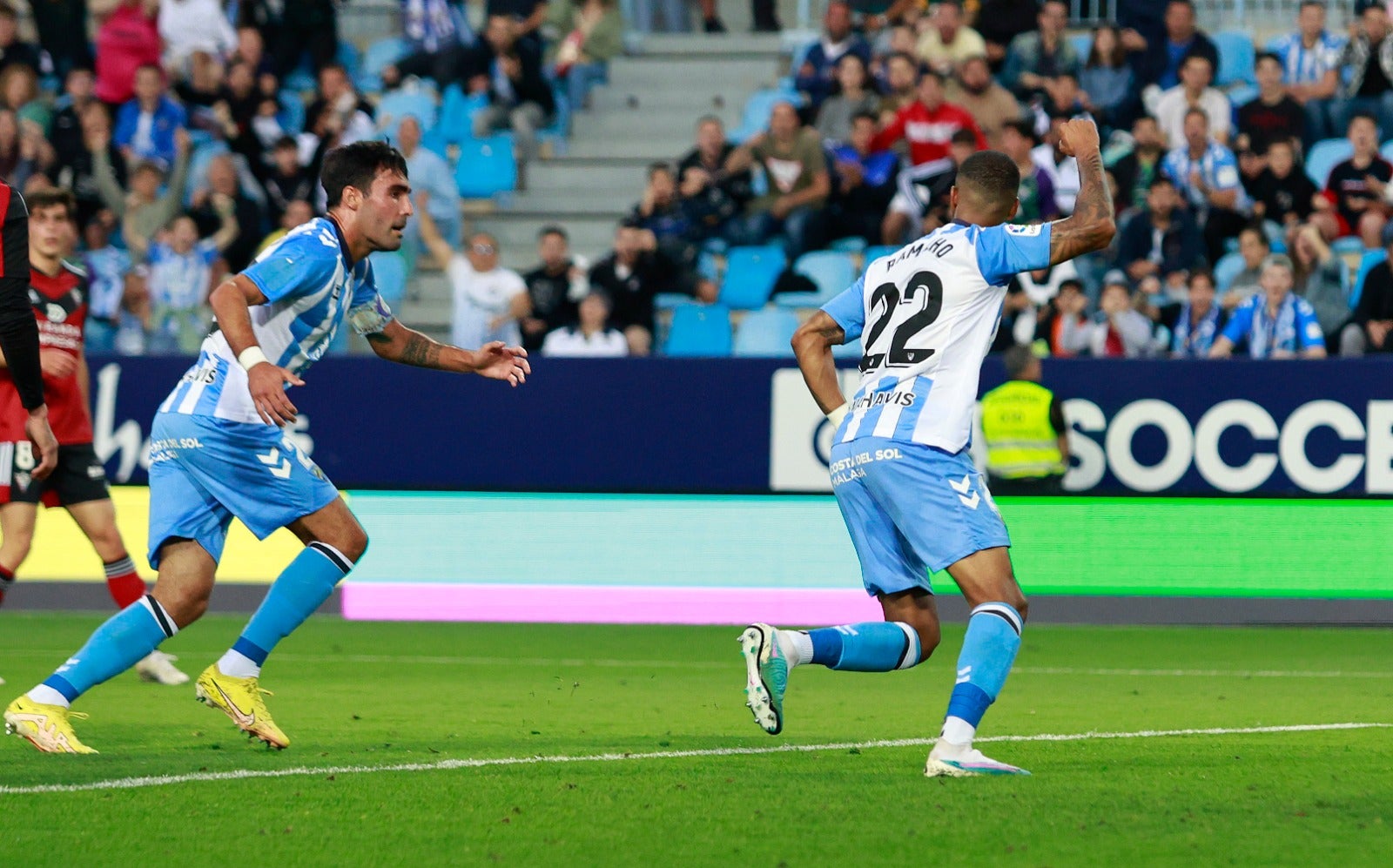 Málaga-Mirandés: Las mejores fotos de la victoria en La Rosaleda
