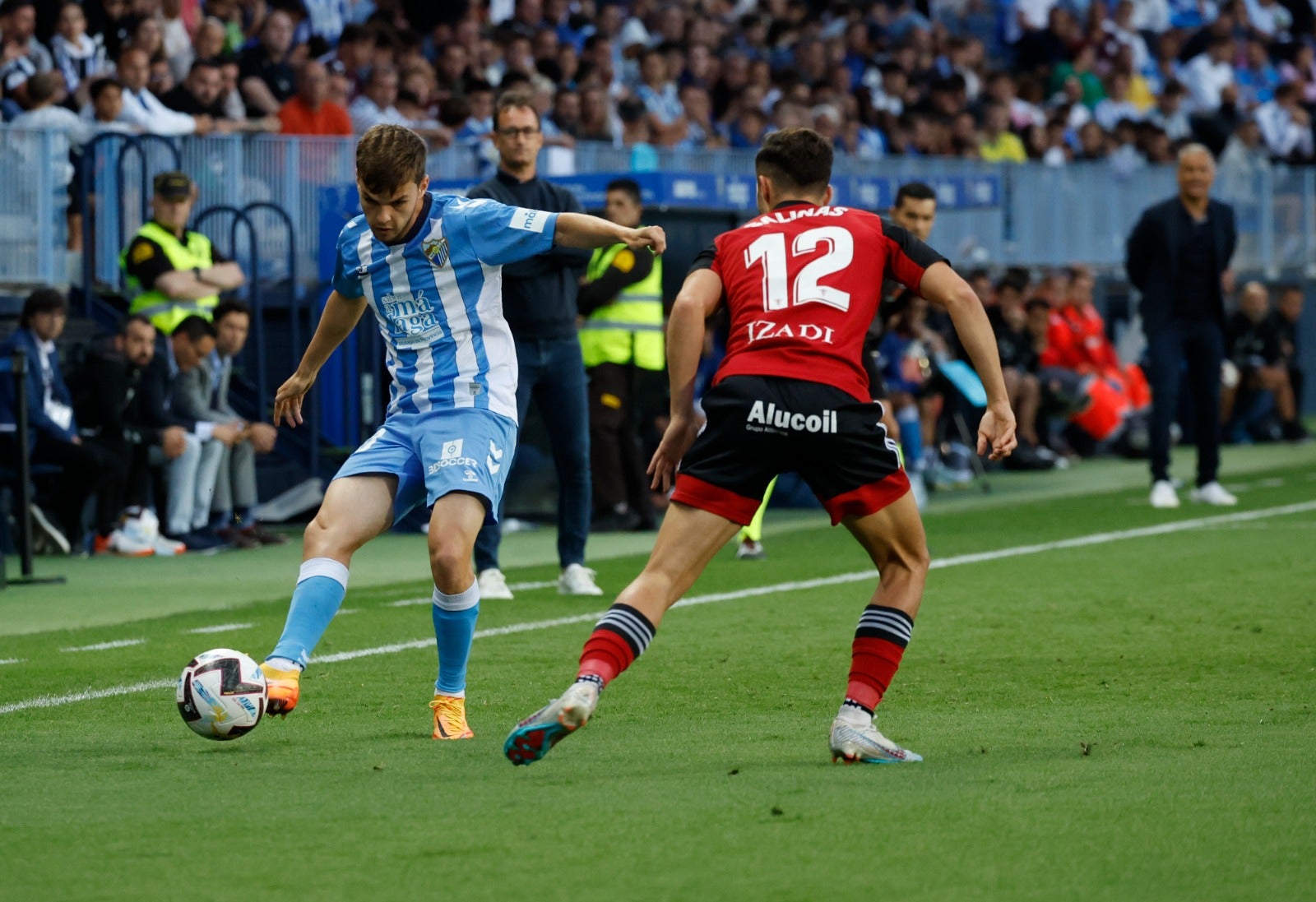 Málaga-Mirandés: Las mejores fotos de la victoria en La Rosaleda