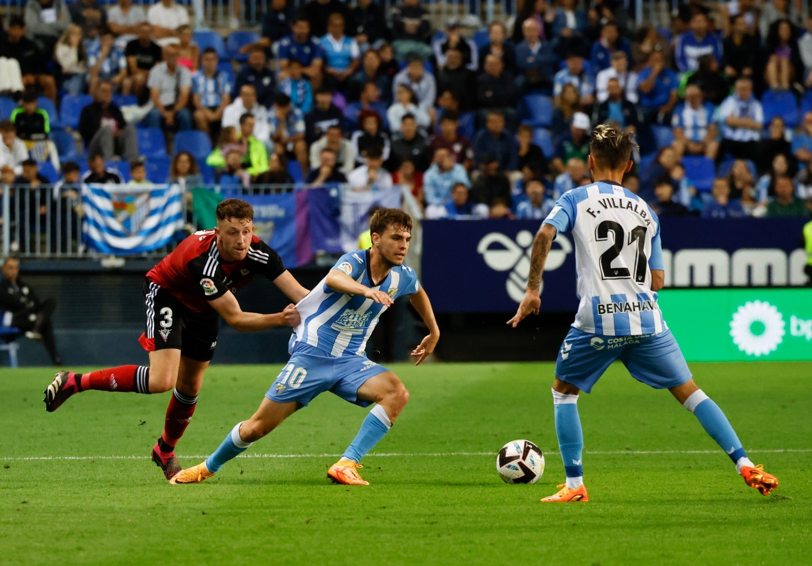 Málaga-Mirandés: Las mejores fotos de la victoria en La Rosaleda