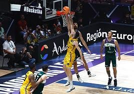Imágenes de la segunda derrota del Unicaja en la Final Four