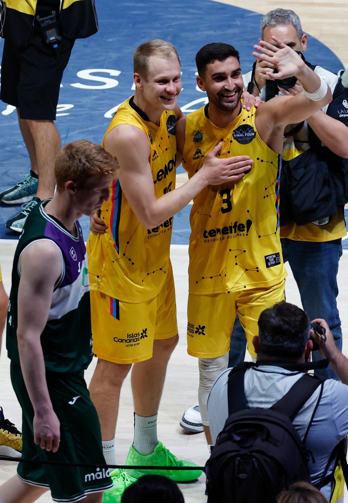 Imágenes de la segunda derrota del Unicaja en la Final Four