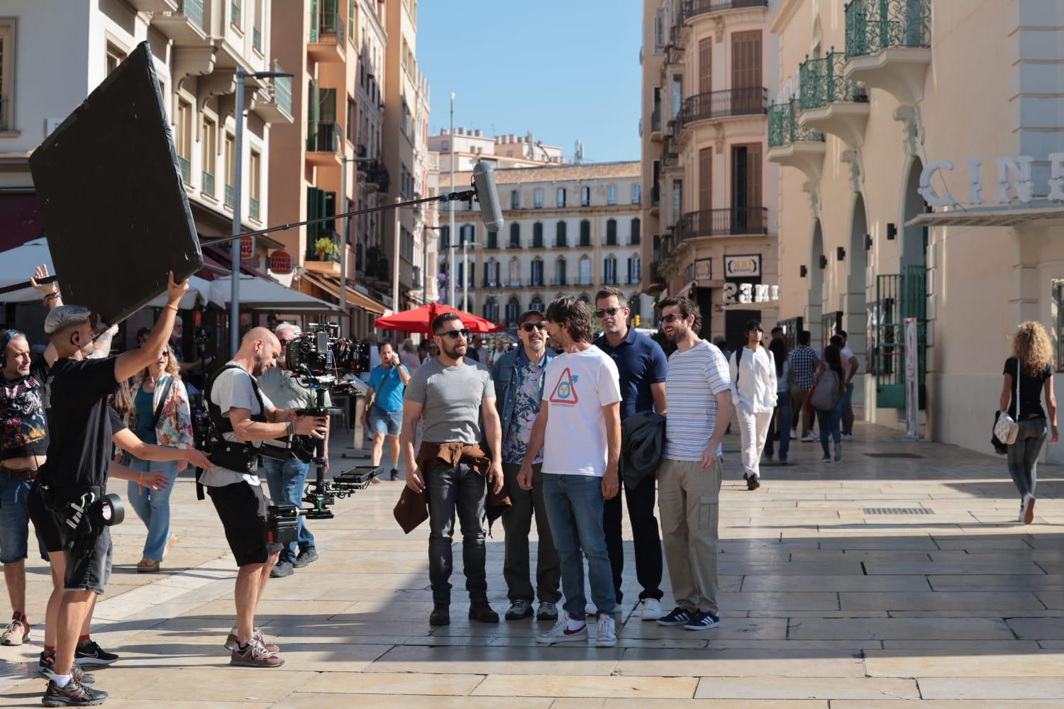 Los &#039;Machos alfa&#039; de Netflix ruedan en Málaga