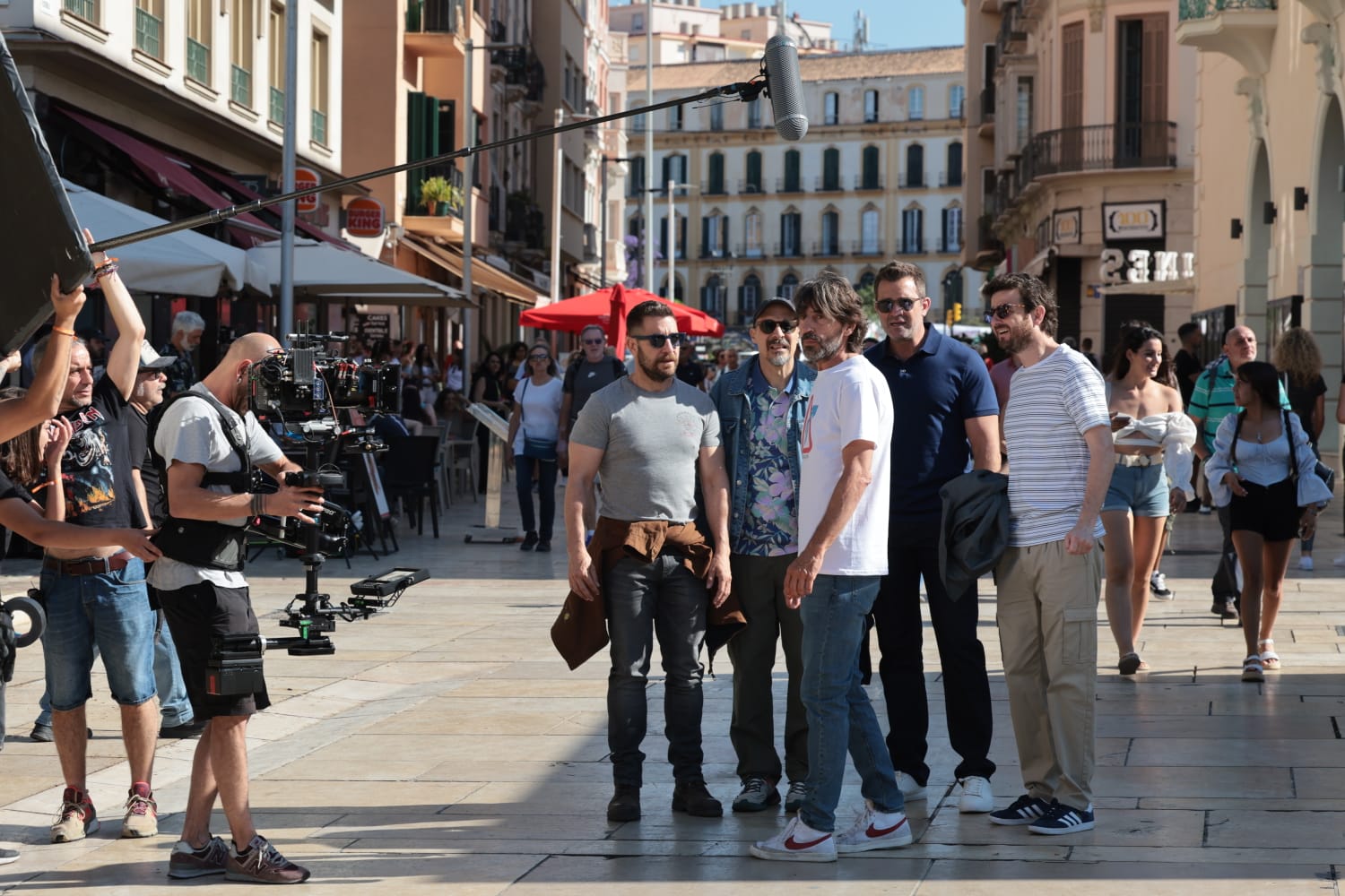 Los &#039;Machos alfa&#039; de Netflix ruedan en Málaga