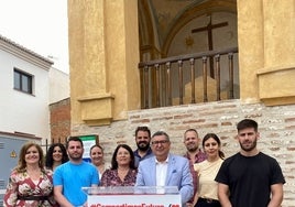 El alcalde socialista de Vélez-Málaga, Antonio Moreno Ferrer, este miércoles en el casco histórico.