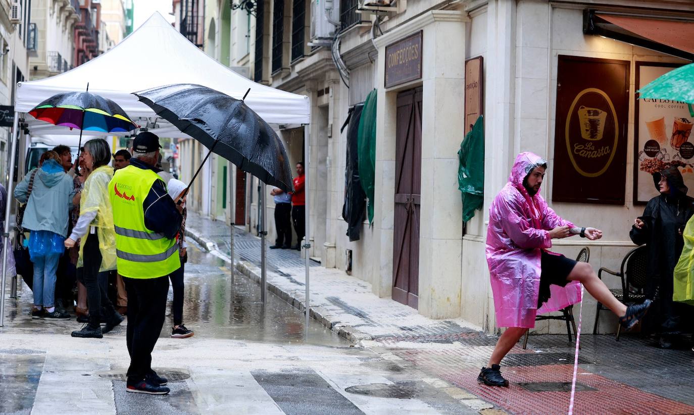 Málaga se transforma en Brasil por el rodaje de una serie