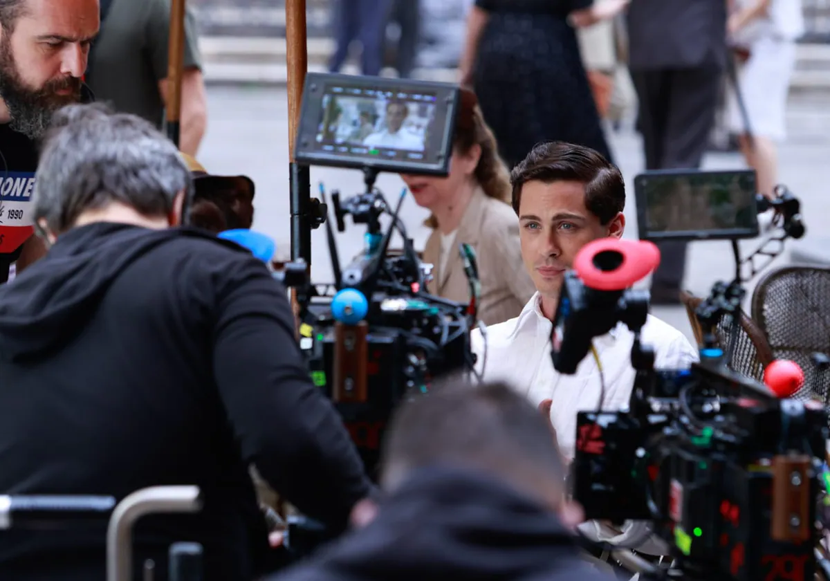 Logan Lerman, protagonista 'Percy Jackson', estrella del rodaje en Málaga de la serie.