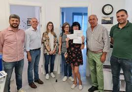El acto de entrega.