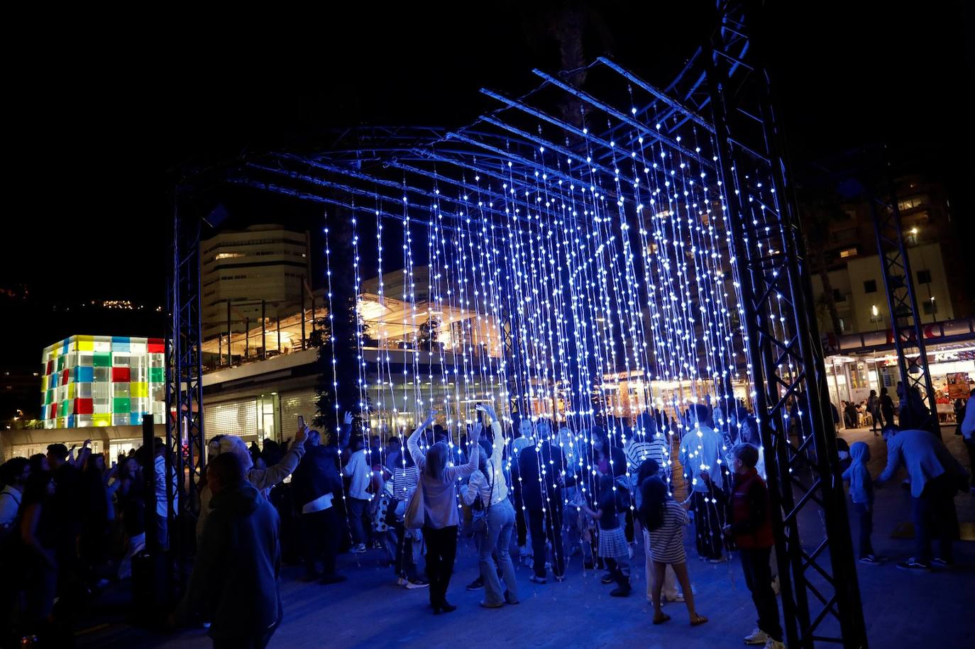 La Noche en Blanco 2023 de Málaga, en imágenes