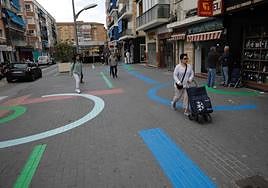 La nueva señalización ya está lista en la calle Santa Marta.