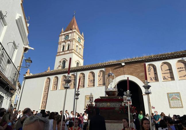 Segunda procesión del Corpus dentro de la Feria de San Pedro.