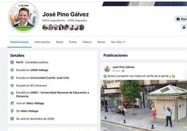 Captura de pantalla con el mensaje de José Pino que ha ordenado borrar la Junta Electoral.