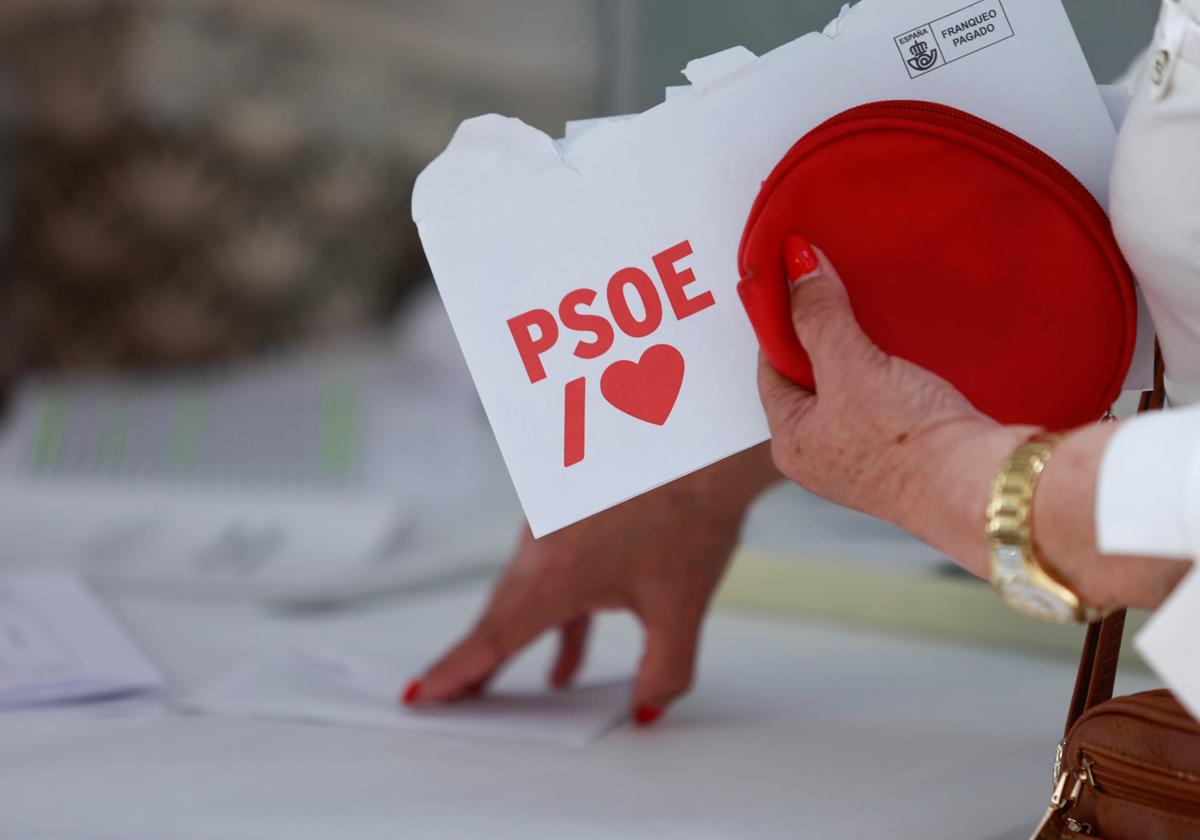 Sobre electoral del PSOE