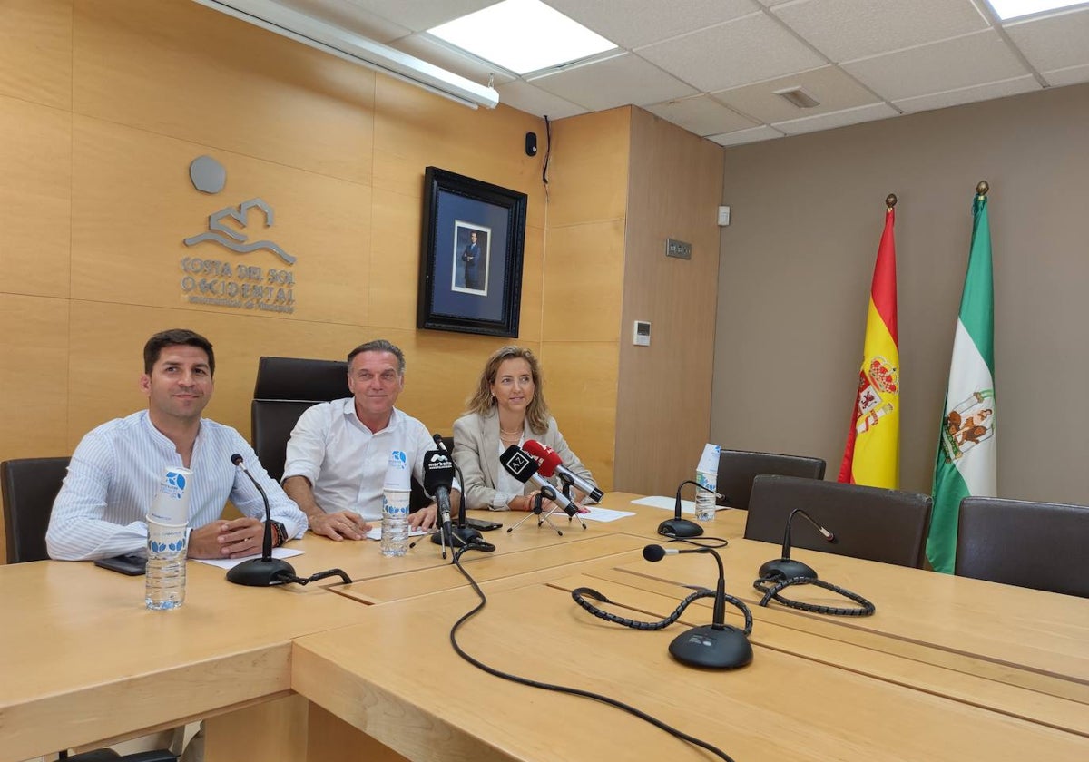 Presentación de la campaña 'Reciclar a toda costa' de la Mancomunidad de Municipios de la Costa del Sol Occidental.