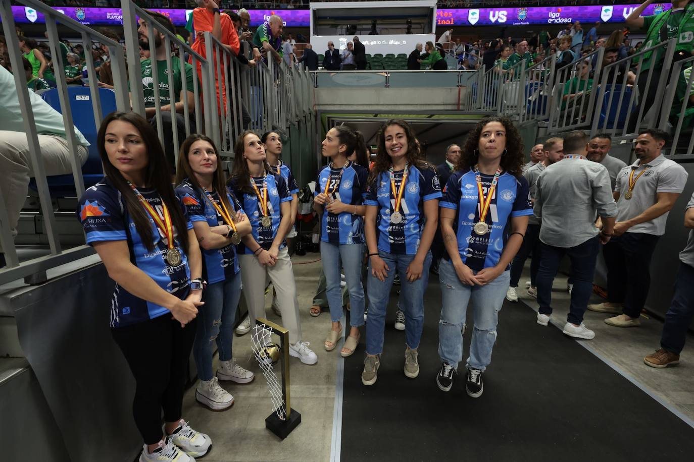 El segundo partido de play-off entre Unicaja y Tenerife, en fotos